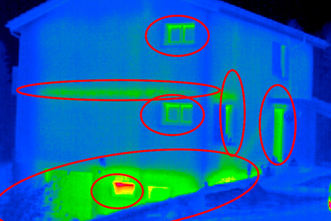 Fotografía Termográfica fugas de ailaciones